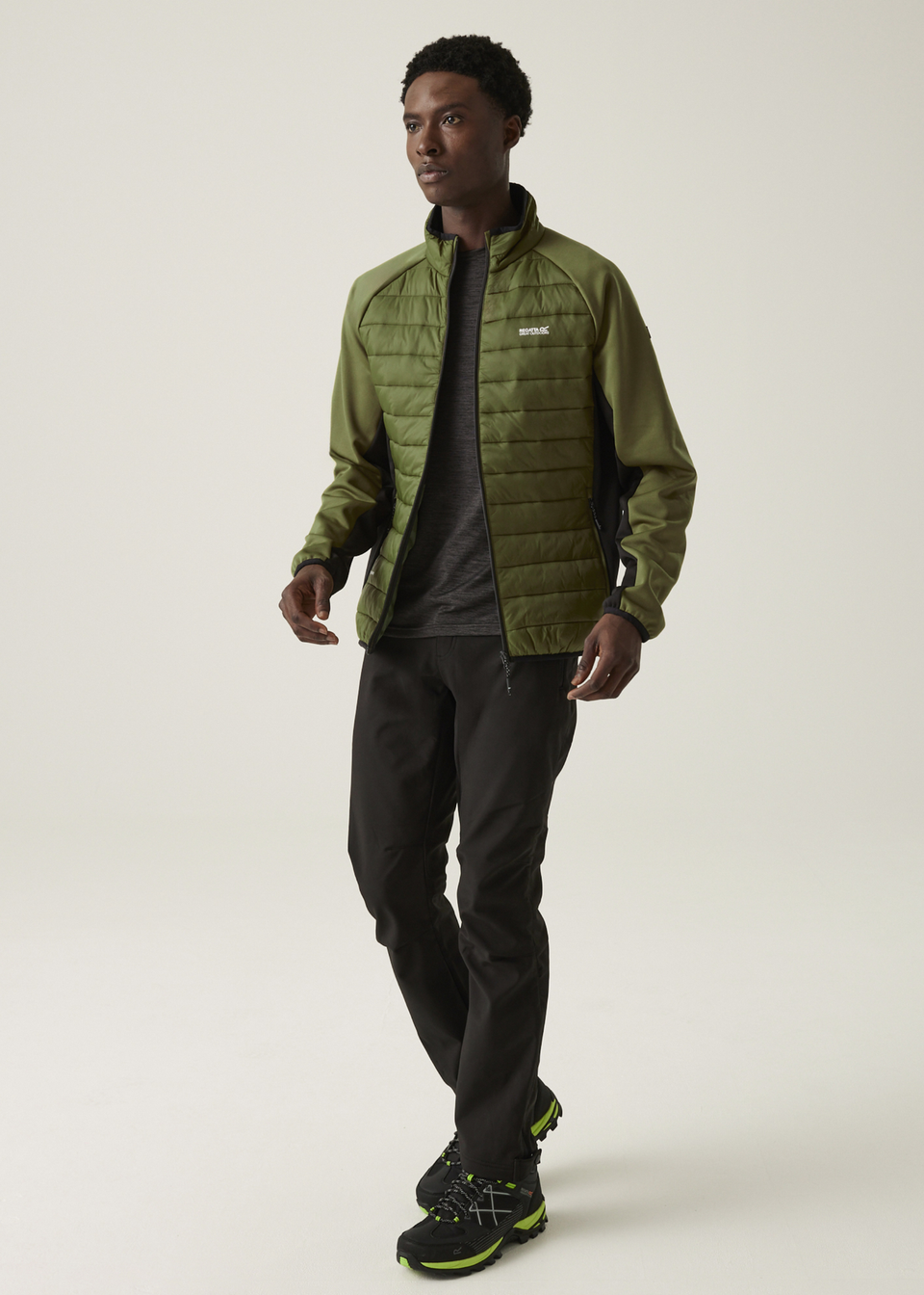 Regatta Nephrite Green Black Clumber IV Hybrid Jacket