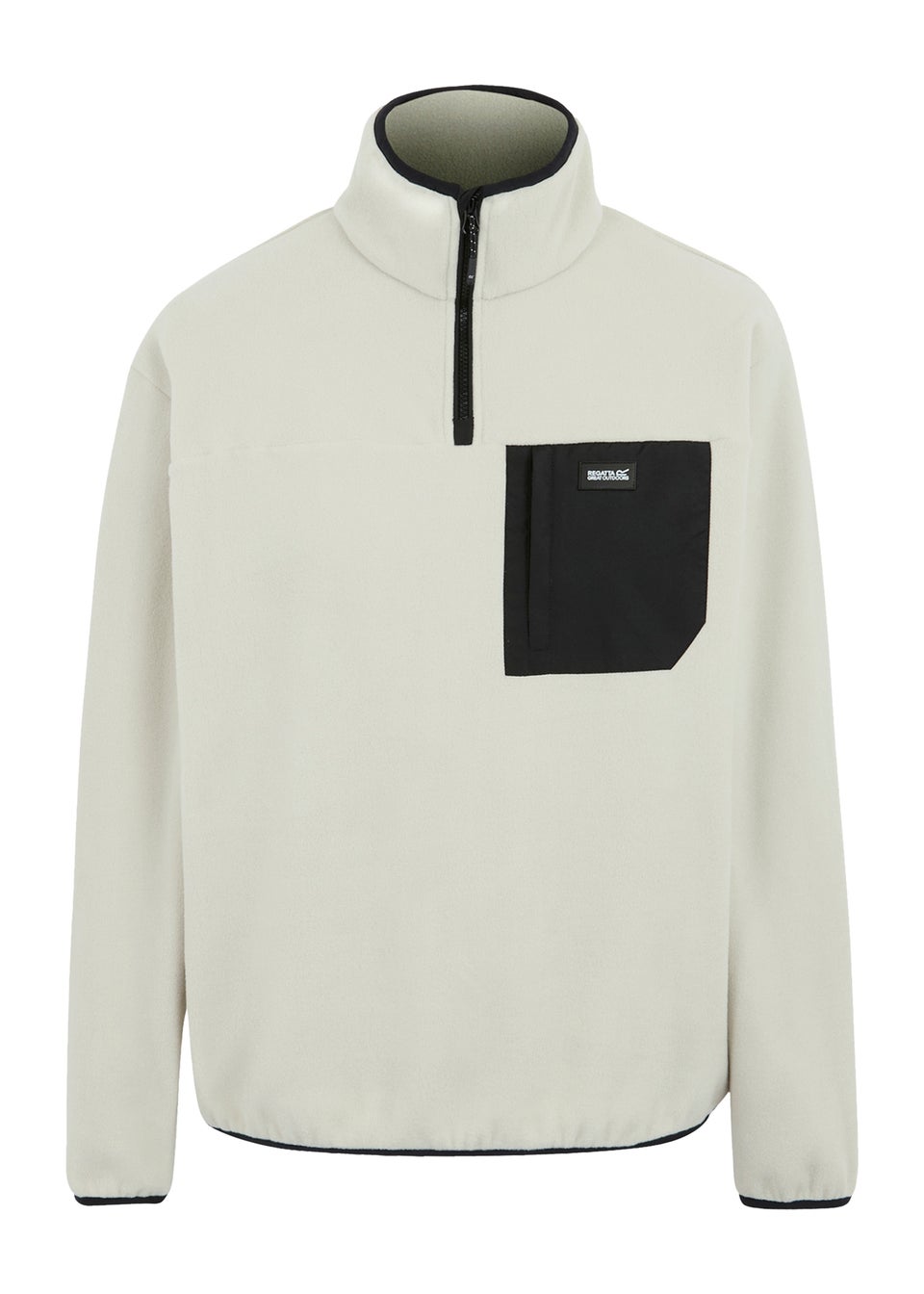 Regatta White Men's Frankie Half Zip Stretch Fleece