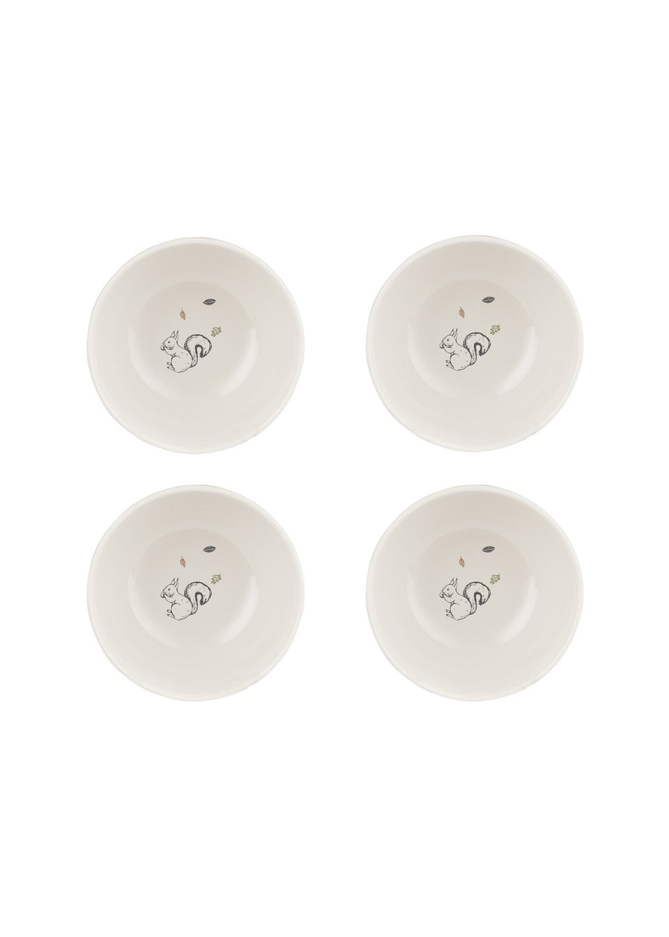 Price & Kensington Woodland Bowls x4 (14cm)