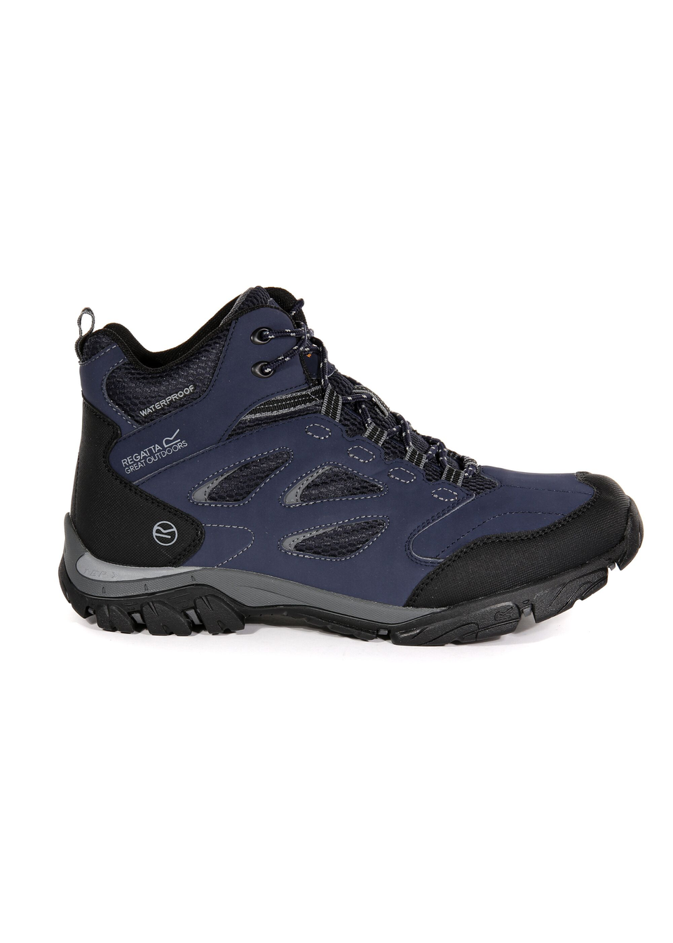 Regatta Navy Granite Holcombe Waterproof Mid Walking Boots Matalan