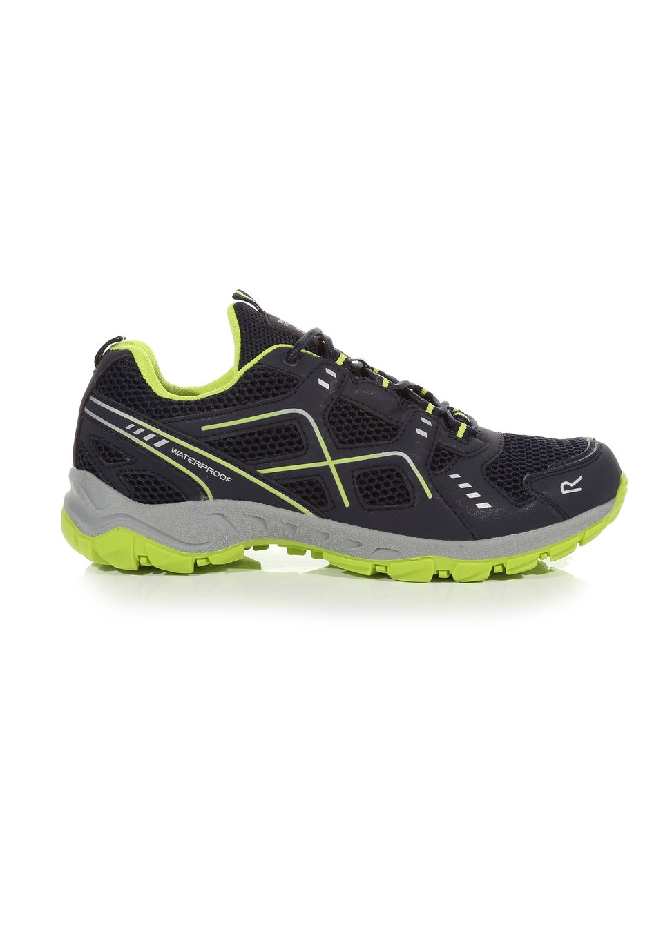 Regatta Navy Lime Punch Vendeavour Waterproof Isotex Walking Shoes
