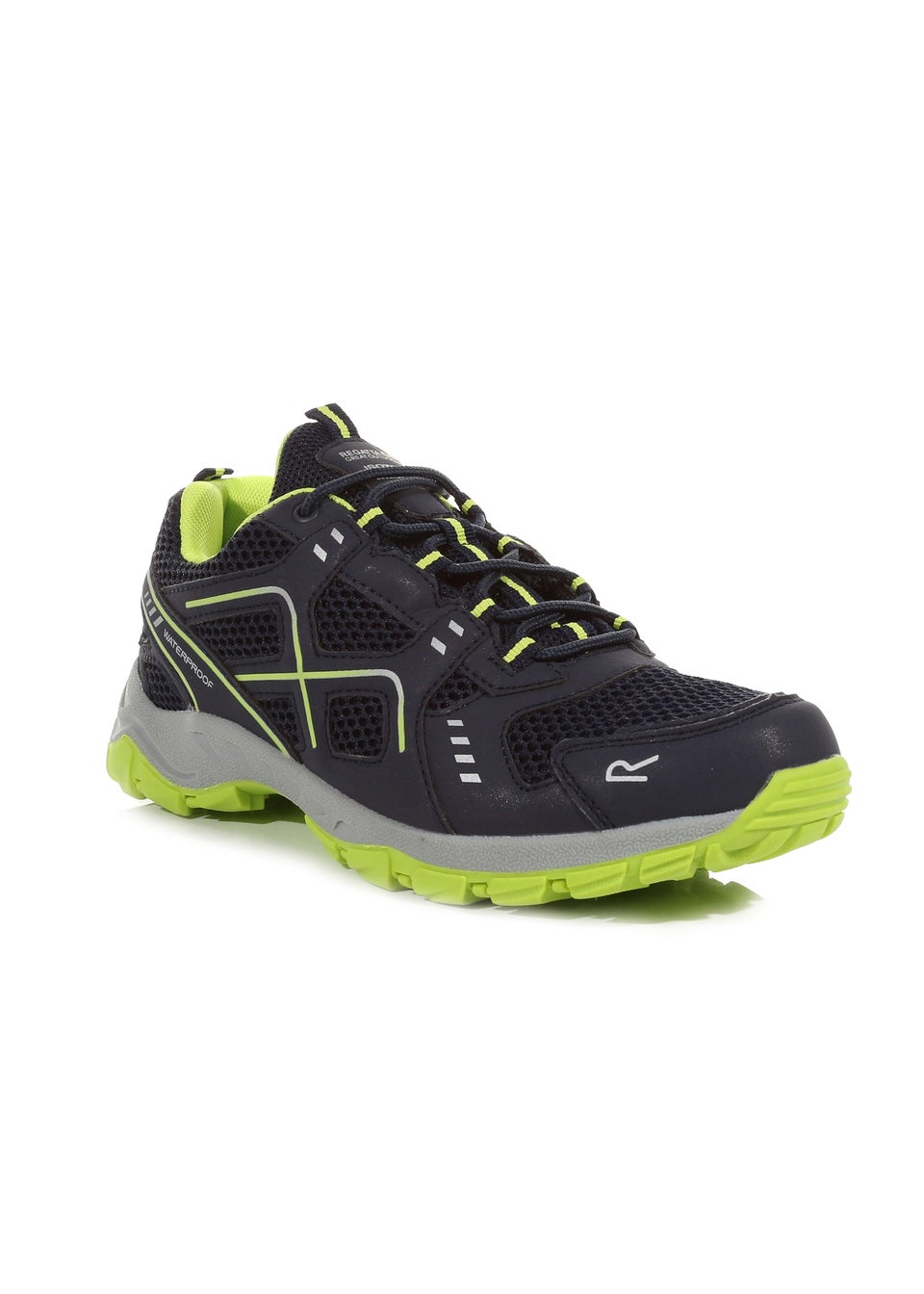 Regatta Navy Lime Punch Vendeavour Waterproof Isotex Walking Shoes