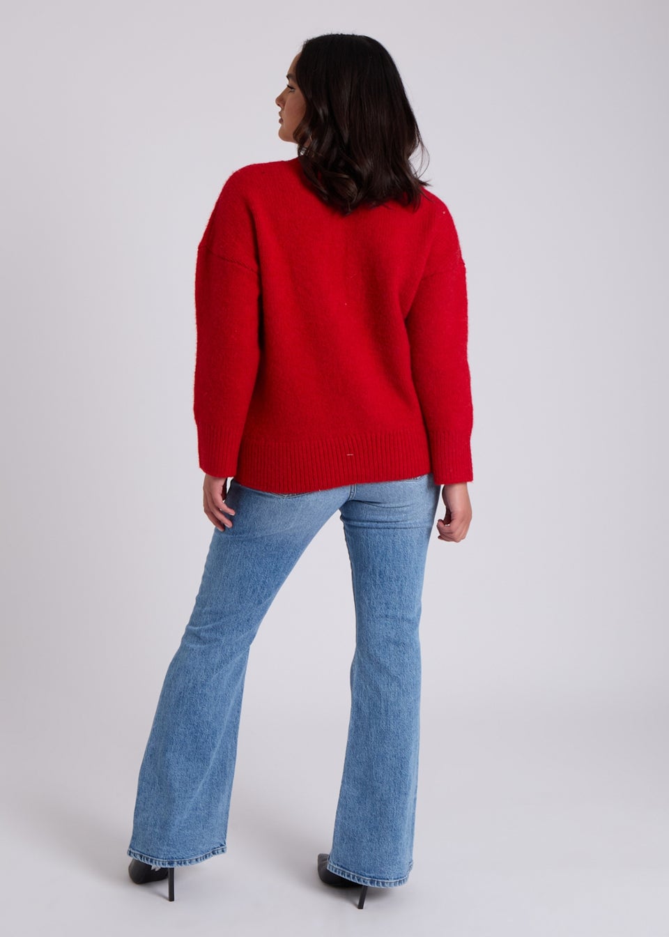 Urban Bliss Red Wool Blend Jumper