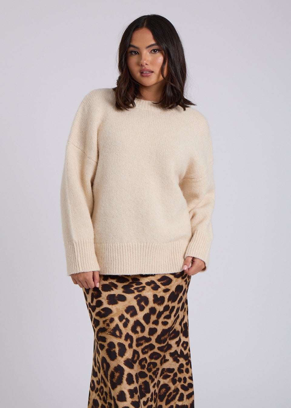 Urban Bliss Cream Wool Blend Jumper