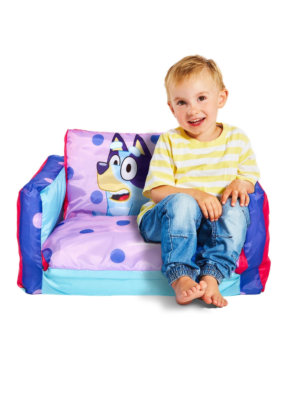 Bluey Inflatable Flip Out Mini Sofa Matalan