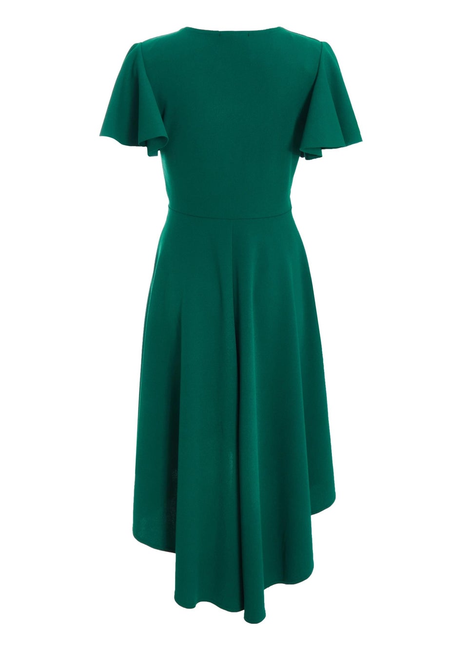 Quiz Green Buckle Detail Midi Dress Matalan
