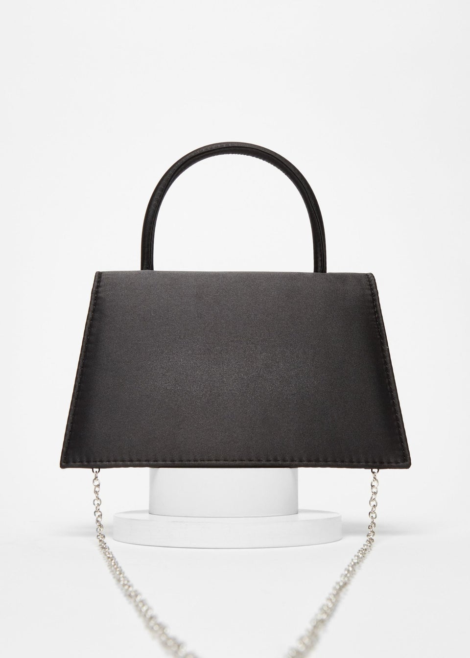 Quiz Black Diamante Bow Bag