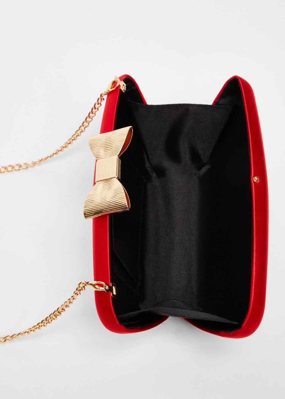 Quiz red clutch bag discount