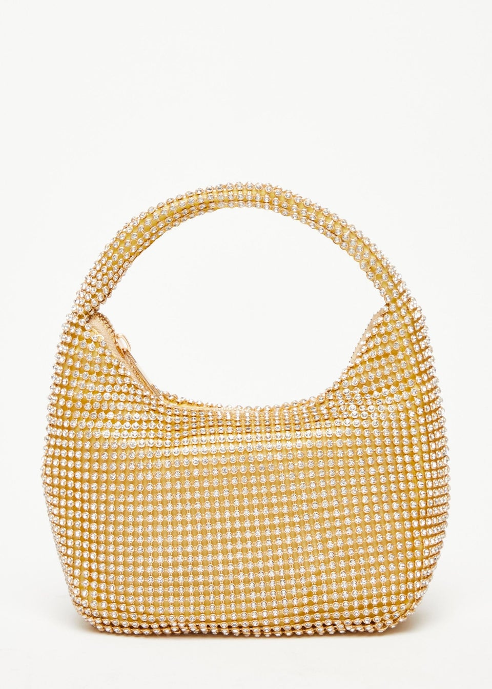 Quiz Gold Embellished Mini Bag