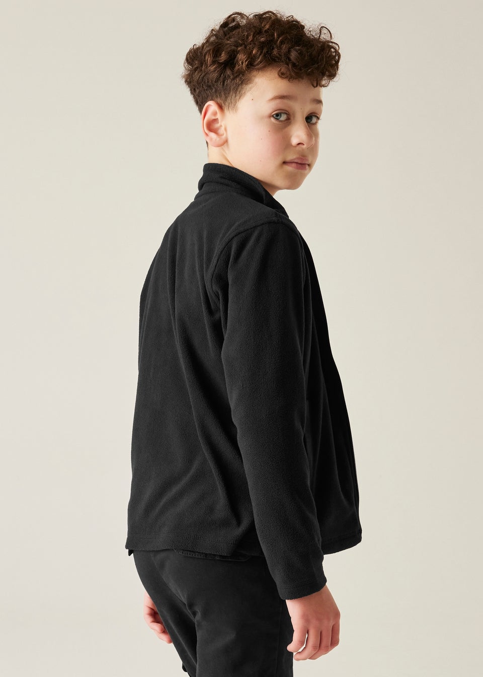 Regatta Black Kids King II Anti-Pill Symmetry Fleece (3-16 Years)