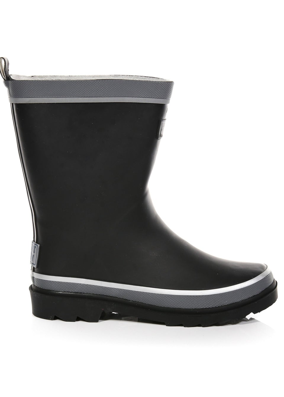 Regatta Black Kids' Foxfire Reflective Wellies