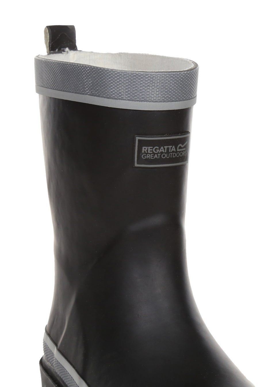 Regatta Black Kids' Foxfire Reflective Wellies