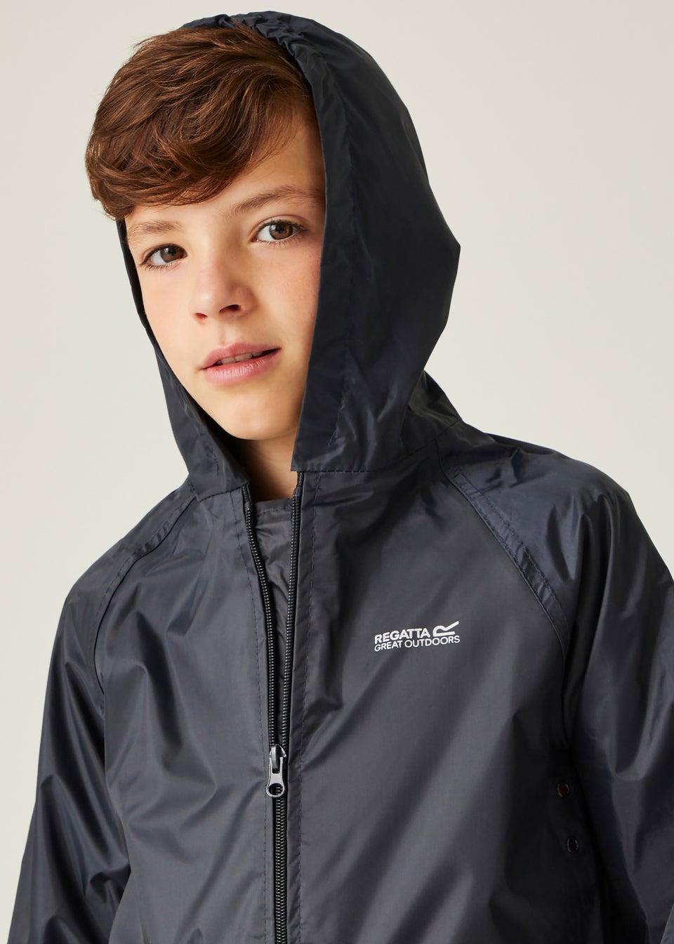 Regatta Navy Kids' Stormbreak Waterproof Hydrofort Jacket