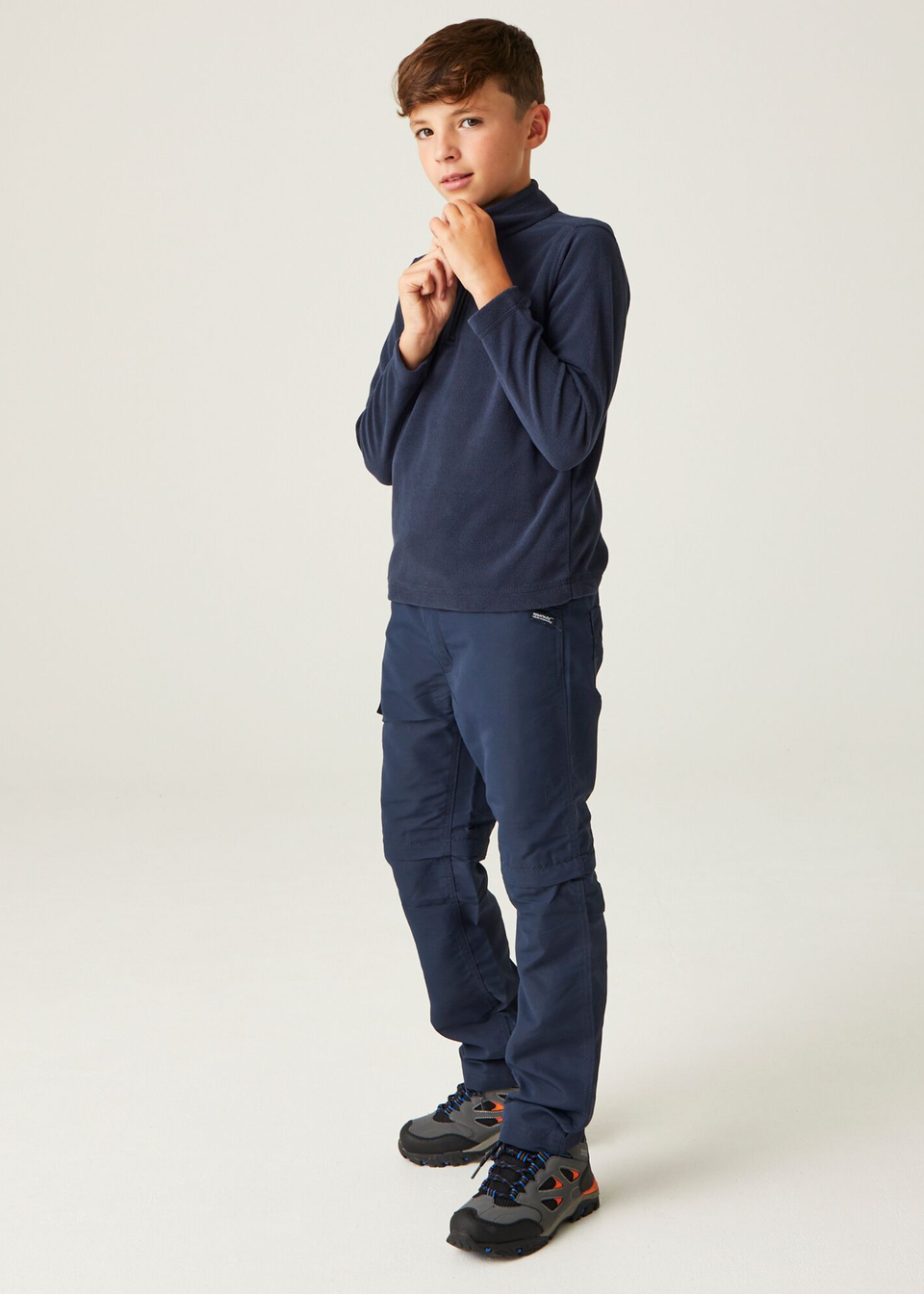 Regatta Navy Navy Kids' Hot Shot II Anti-Pill Symmetry Fleece