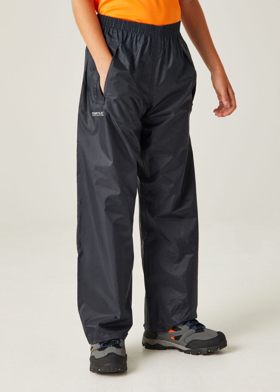 Regatta Navy Kids Stormbreak Waterproof Overtrousers