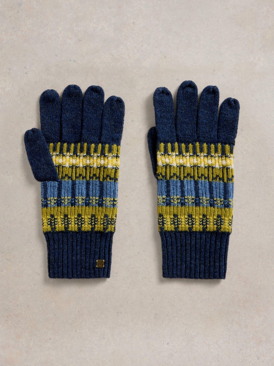 Handschuhe Rowan mit Streifenmuster