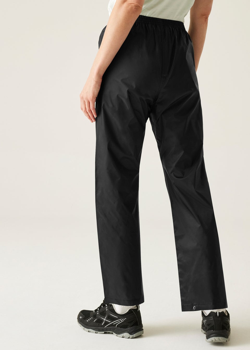 Regatta Black Pack-It Waterproof Breathable Isolite Overtrousers