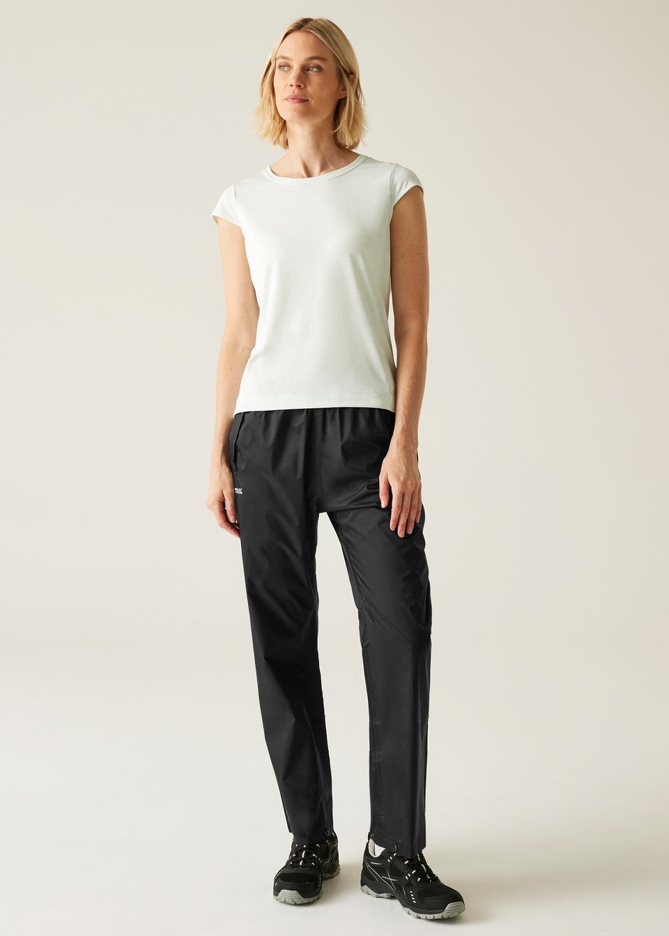 Regatta Black Pack-It Waterproof Breathable Isolite Overtrousers
