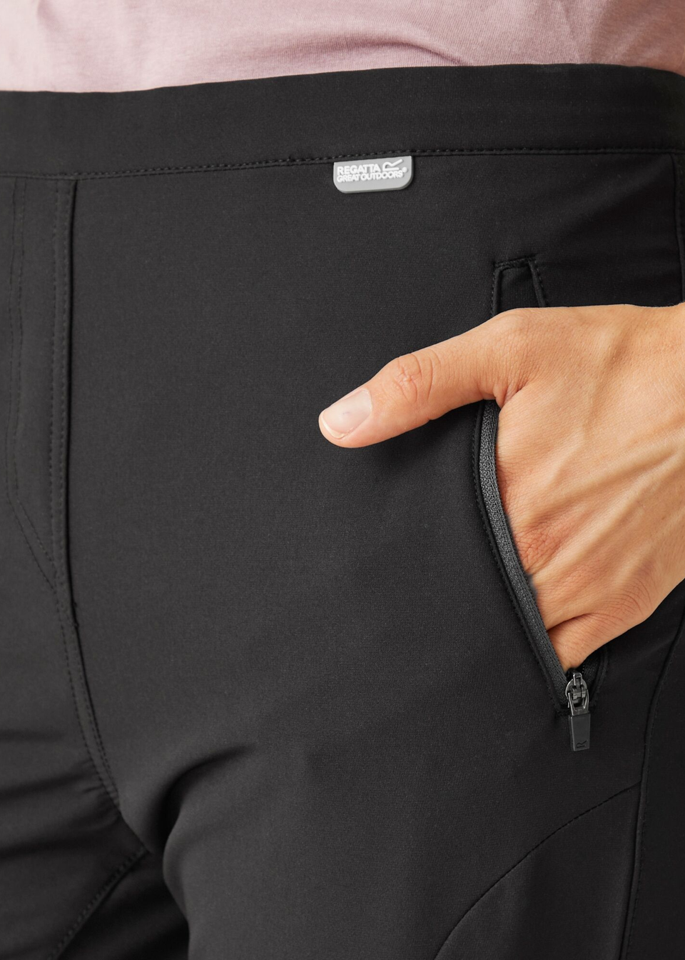 Regatta Black Pentre Stretch Trousers