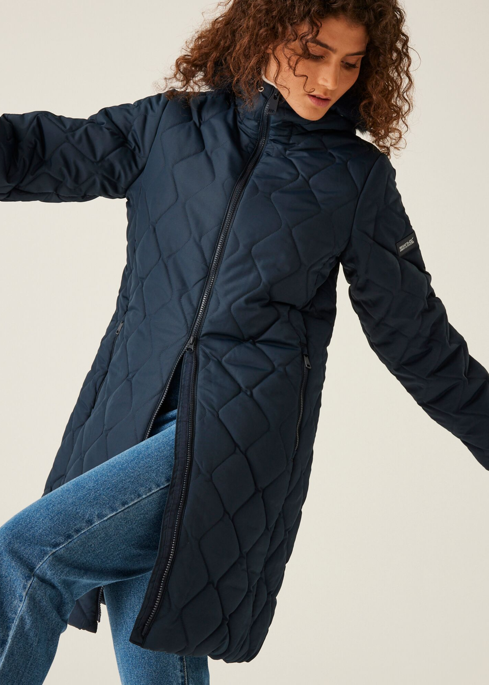 Regatta Navy Fritha III Insulated Parka Jacket