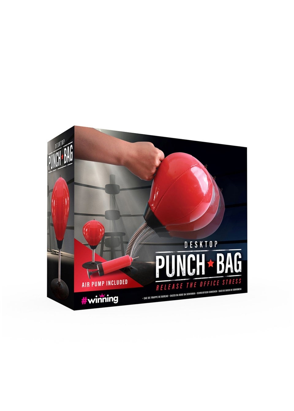 winning Red Desktop Punch Bag Matalan