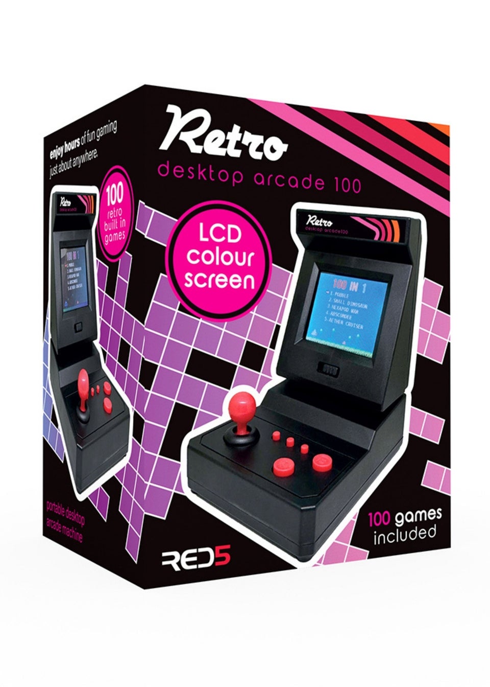 RED5 Black Retro Desktop Arcade