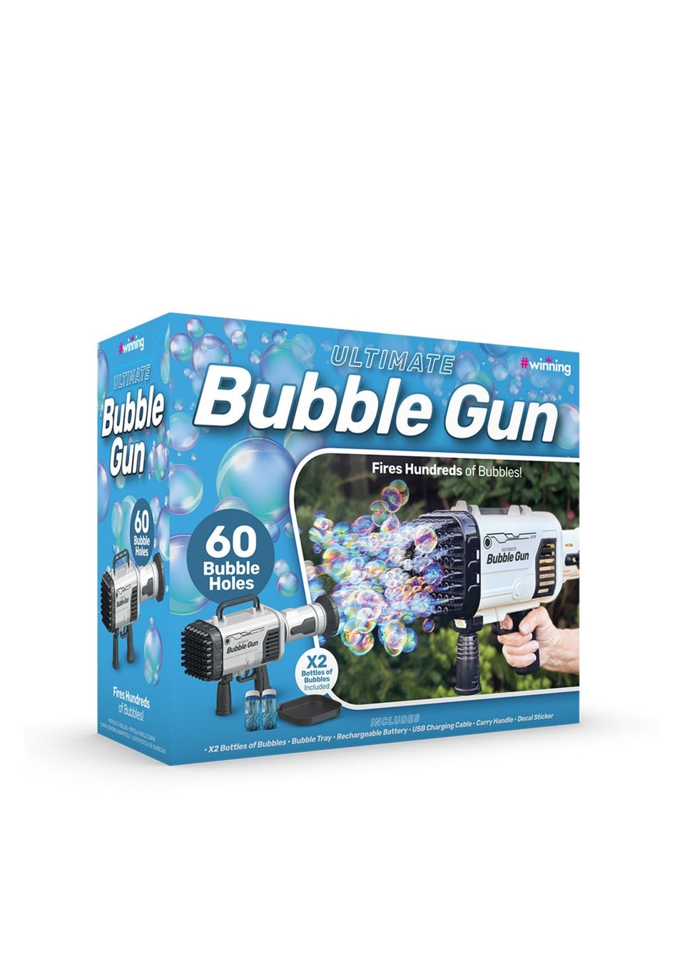 Winning White Ultimate Bubble Gun
