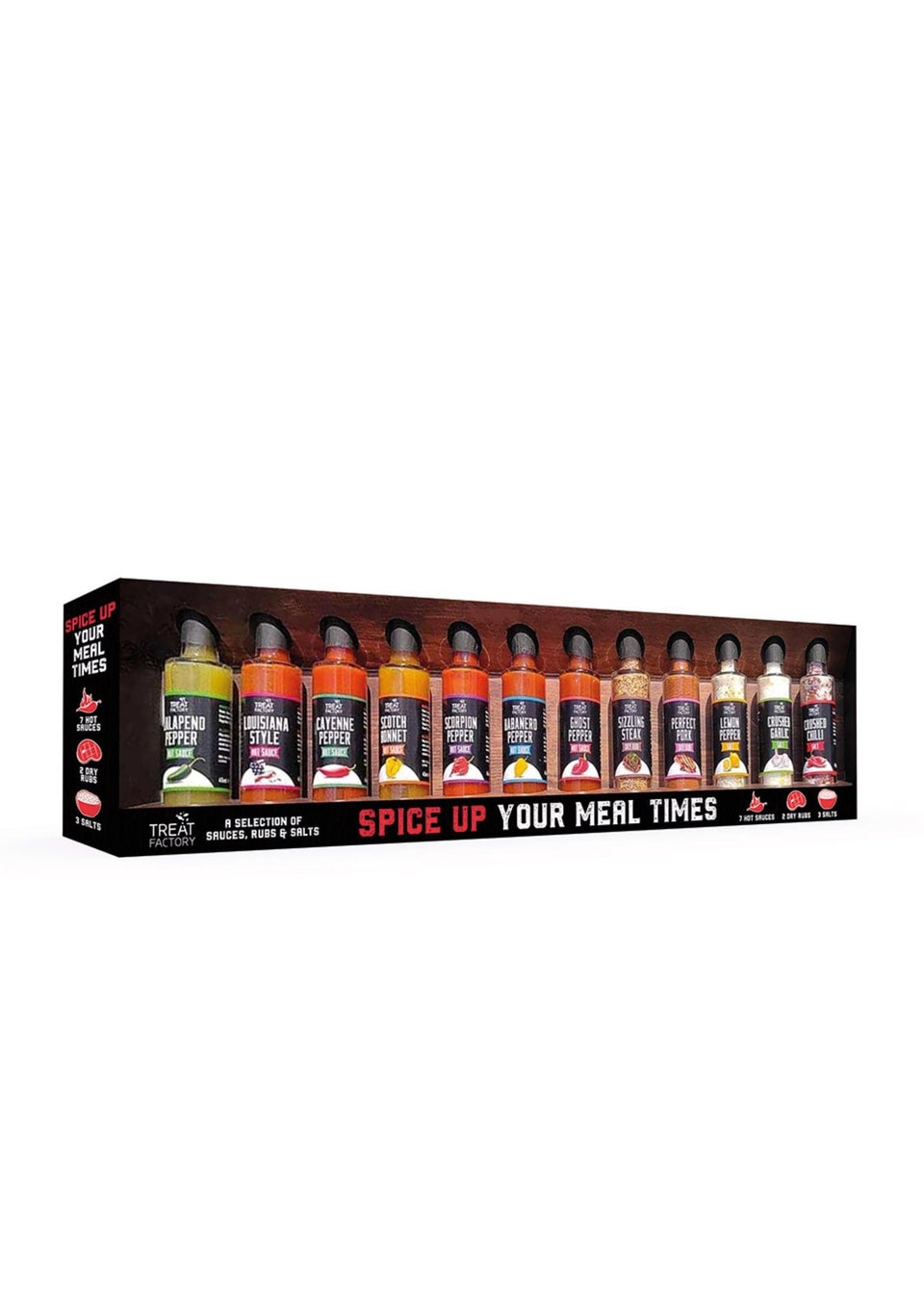 Treat Factory Multi Hot Sauce and Rubs 12 pack