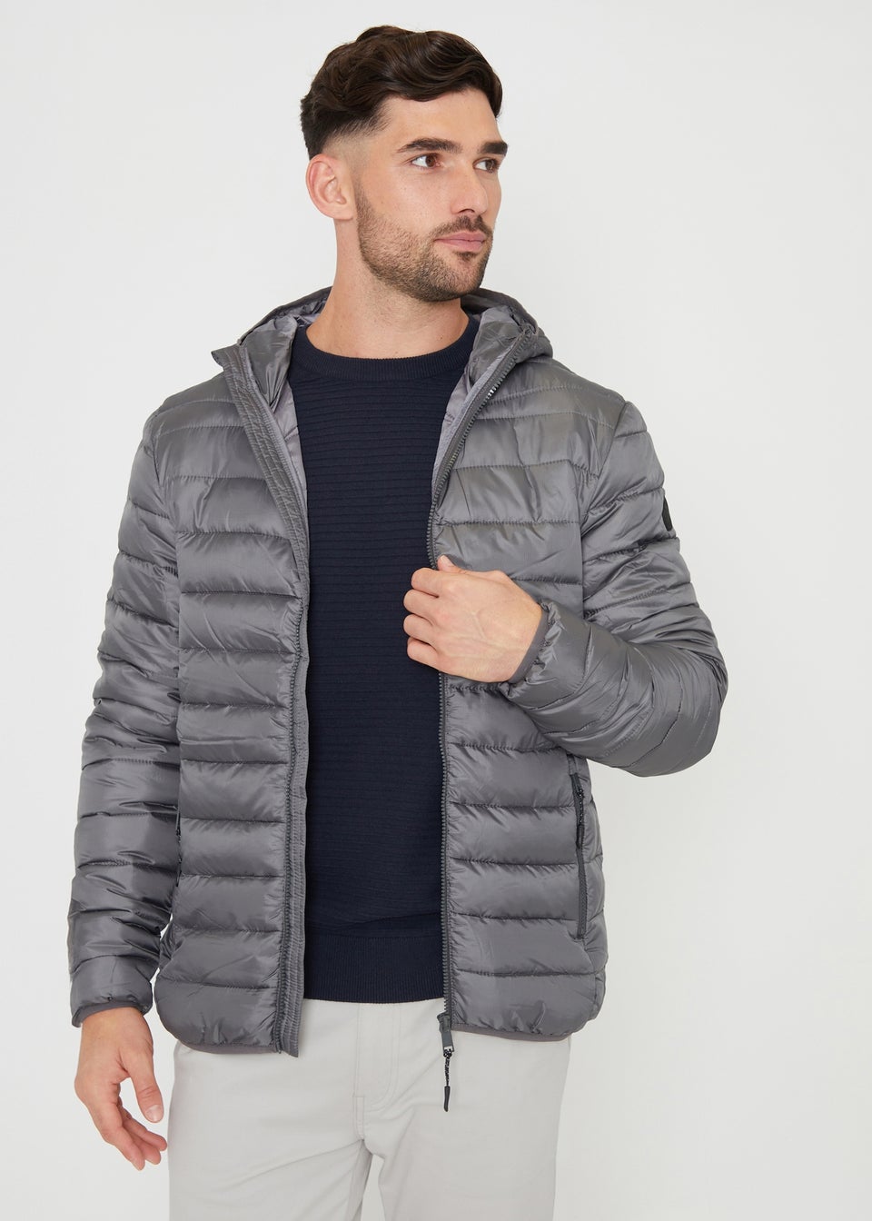 Threadbare hooded parka jacket clearance