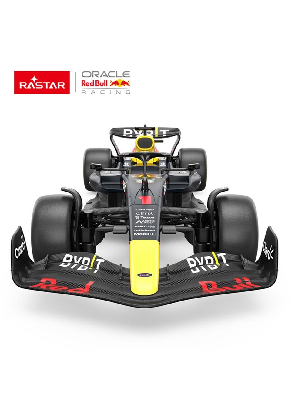 Rastar Black Remote Control Oracle Red Bull Racing RB18 Car