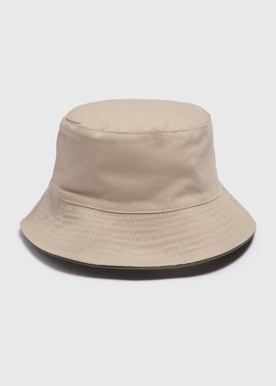 Green and Stone Reversible Bucket Hat