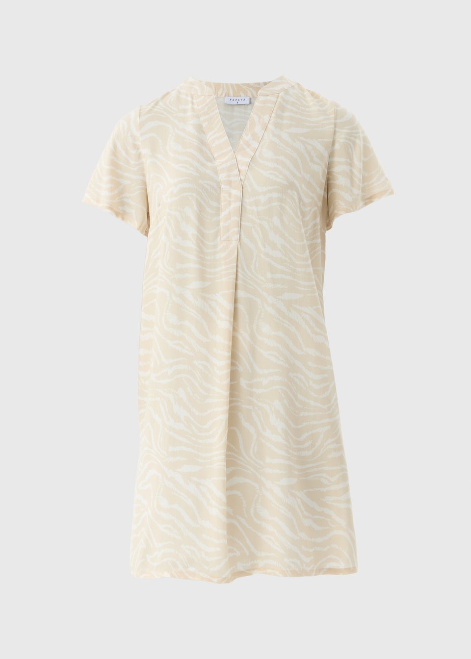 Brown Animal Popover Tunic