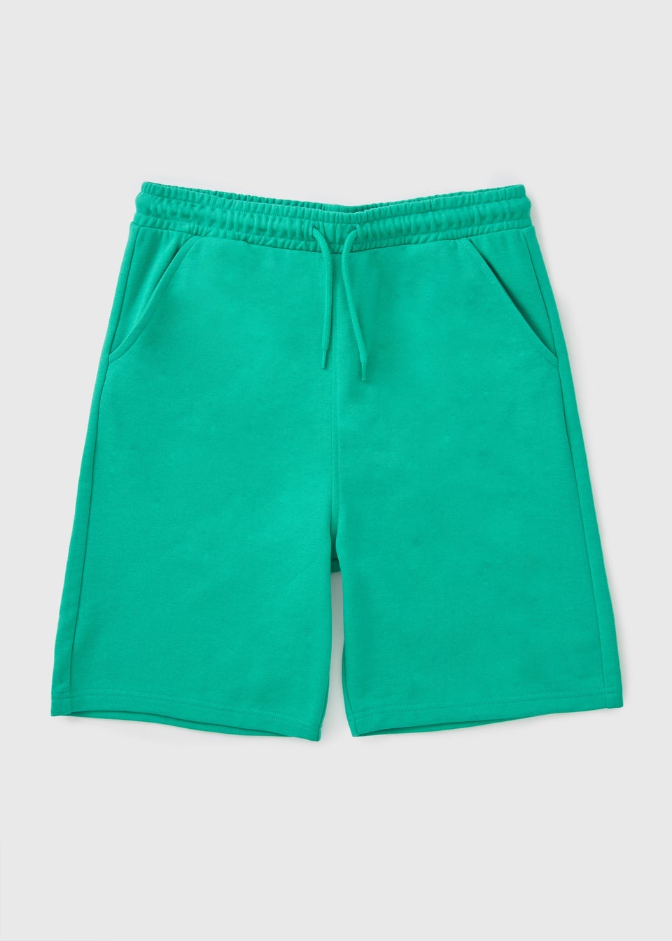 Boys Green Jogger Shorts (7-15yrs)