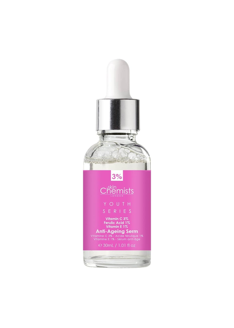 SkinChemists Anti-Ageing Serum Vitamin C, Ferulic Acid, Vitamin E (30ml)