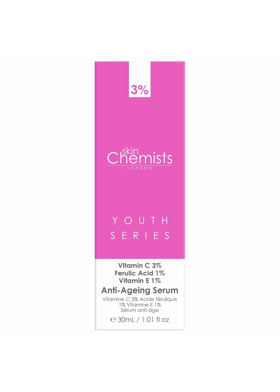 SkinChemists Anti-Ageing Serum Vitamin C, Ferulic Acid, Vitamin E (30ml)