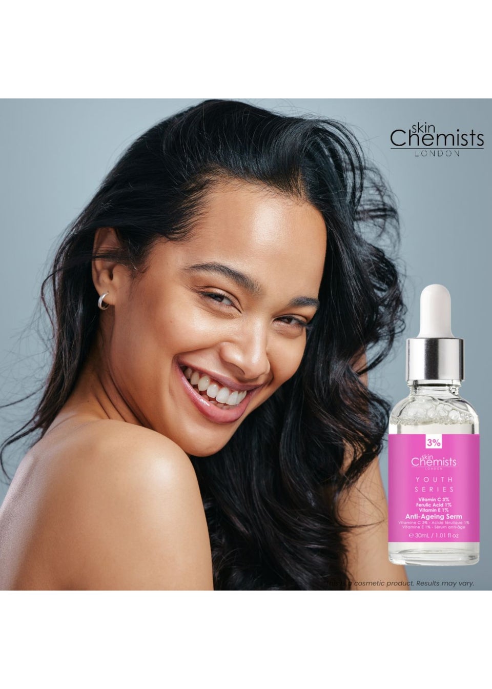 SkinChemists Anti-Ageing Serum Vitamin C, Ferulic Acid, Vitamin E (30ml)