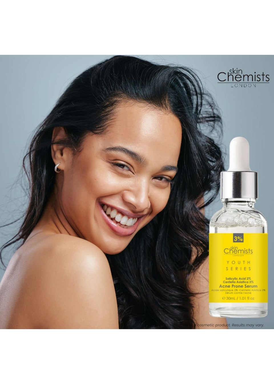 SkinChemists Acne Prone Serum Salicylic Acid, Centella Asistica (30ml)