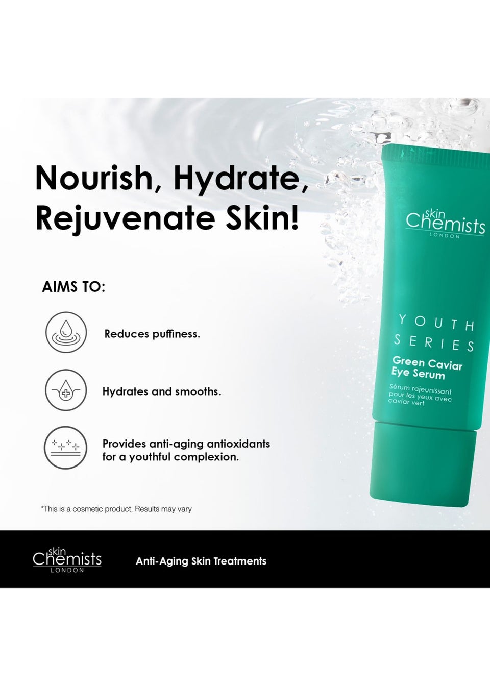 SkinChemists Green Caviar Eye Serum (15ml)