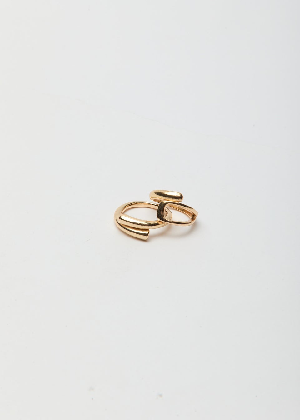 Madein Gold Abstract Ring Set