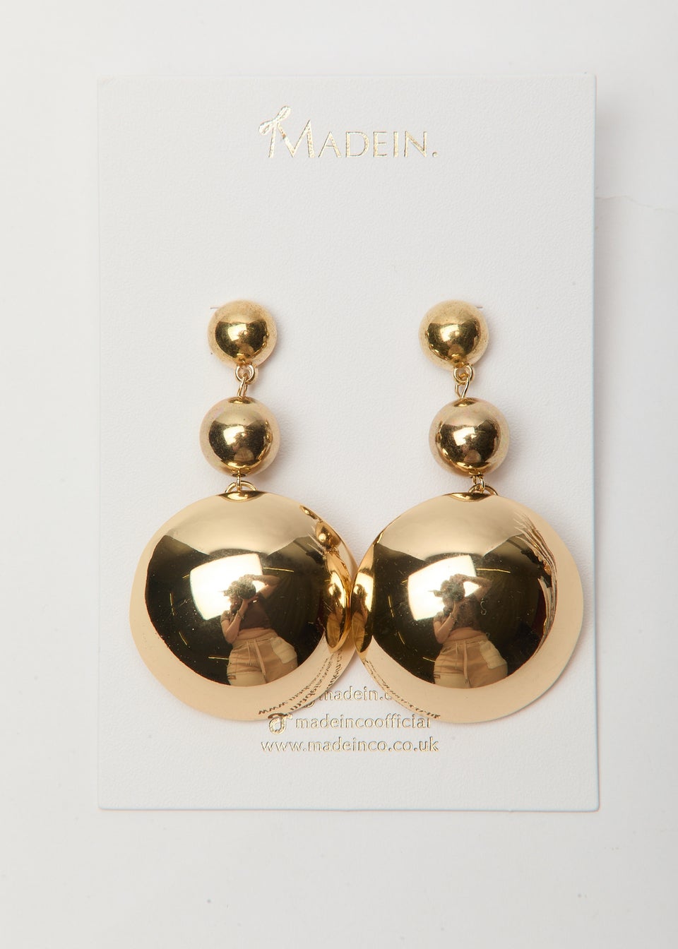 Madein Layered Ball Earrings