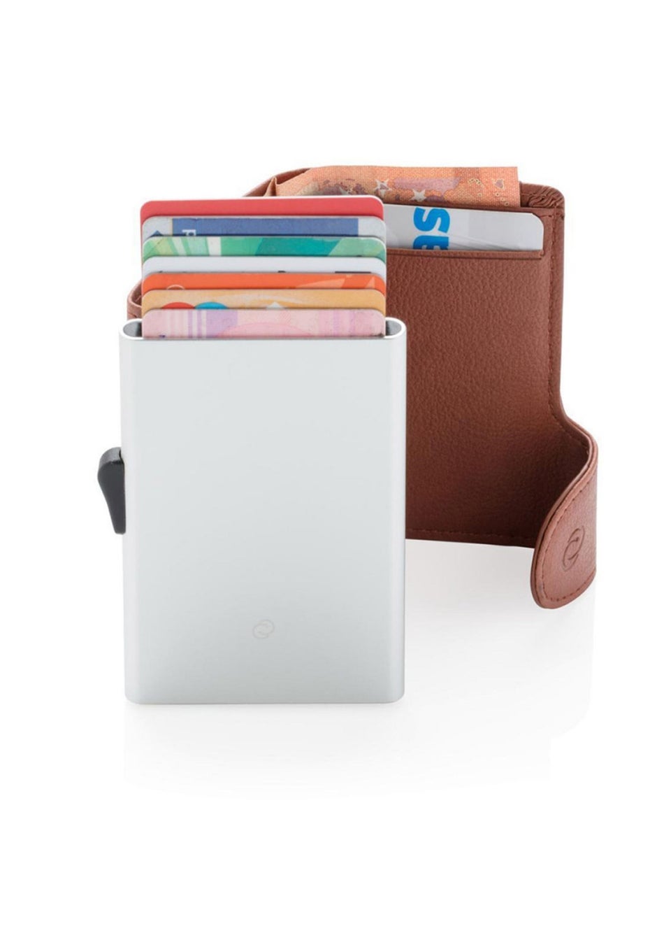 Red 5 Brown RFID Cardholder Wallet