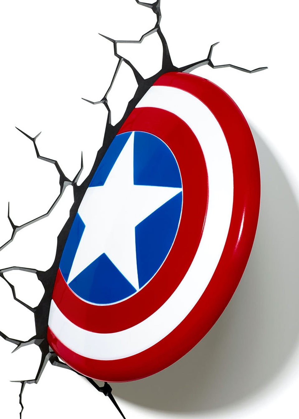 3D Light FX Multi Marvel Avengers Captain America Shield Light