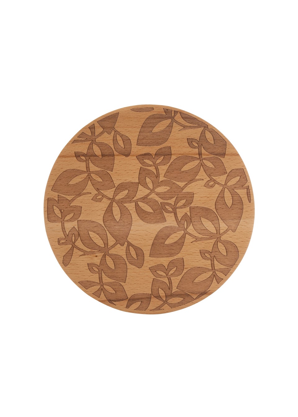 Catherine Lansfield Inga Wooden Round Trivet