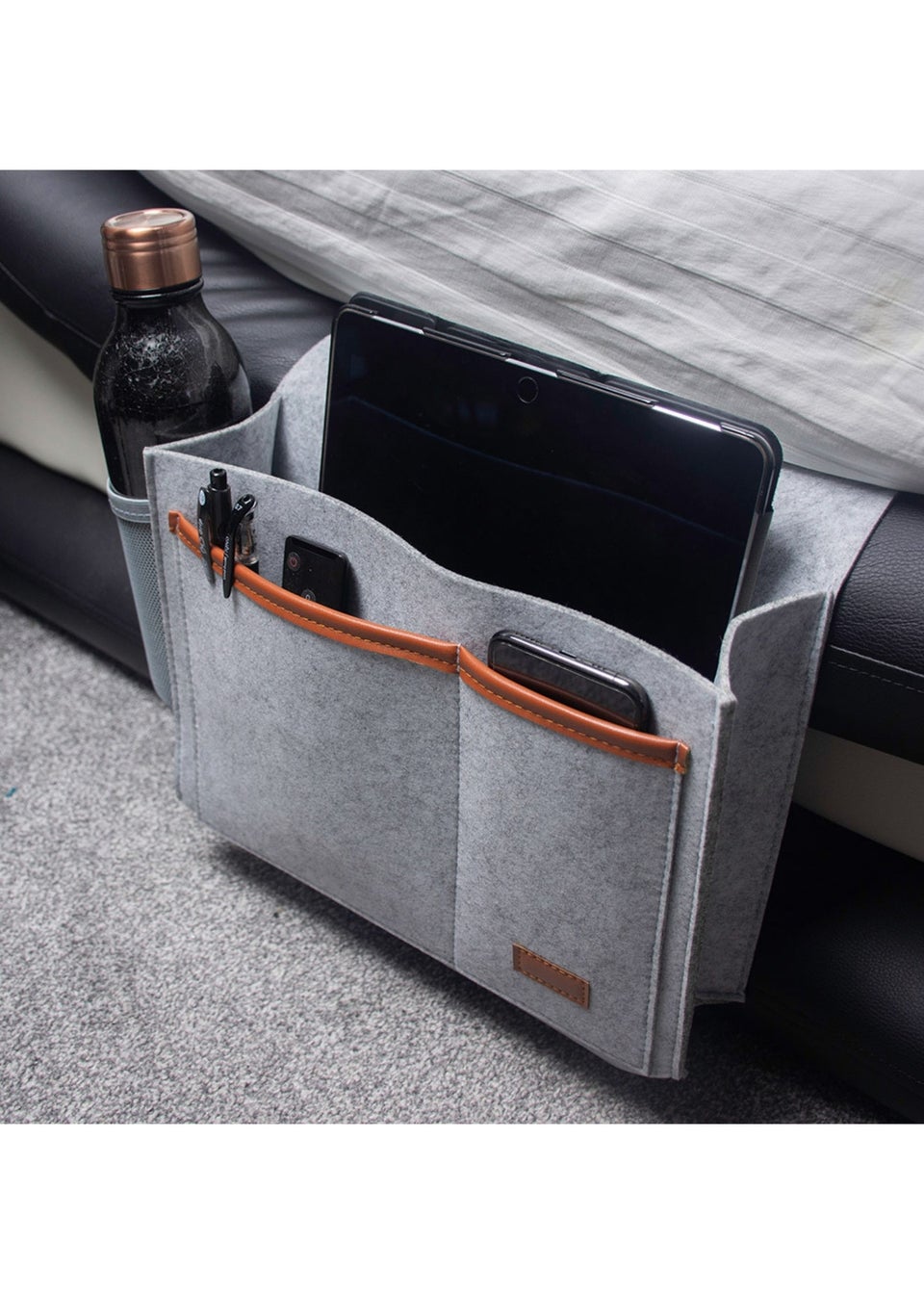 InGenious Grey Felt Storage Caddy