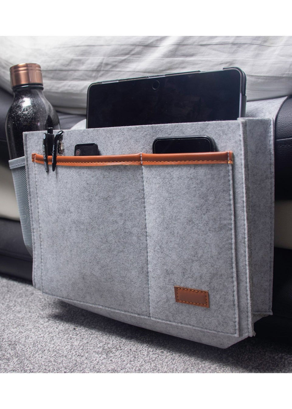 InGenious Grey Felt Storage Caddy