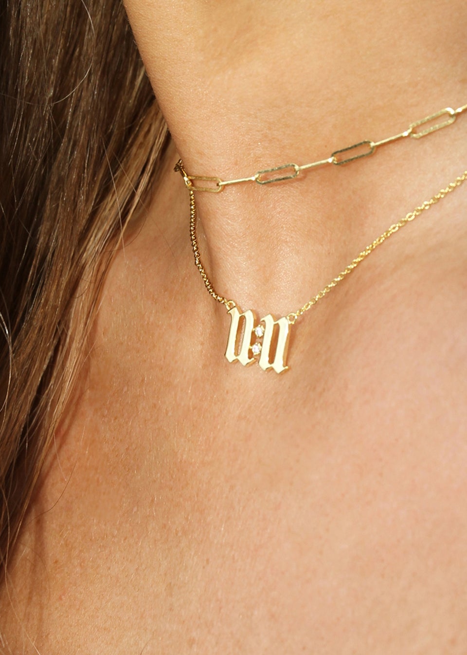 Say It With Yellow Gold 11 11 Necklace Matalan