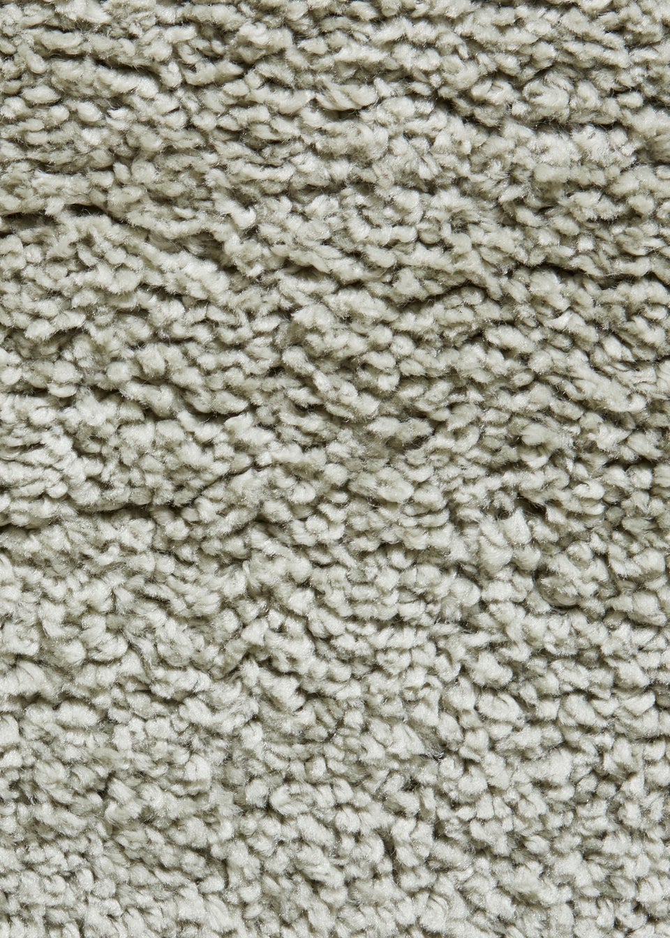 Think Rugs Sierra Pastel Green Plain Shaggy Rectangle Rug