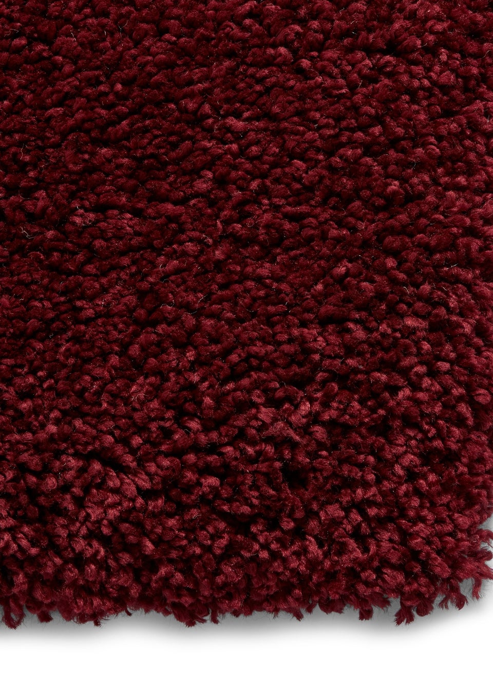 Think Rugs Sierra Ruby Plain Shaggy Rectangle Rug
