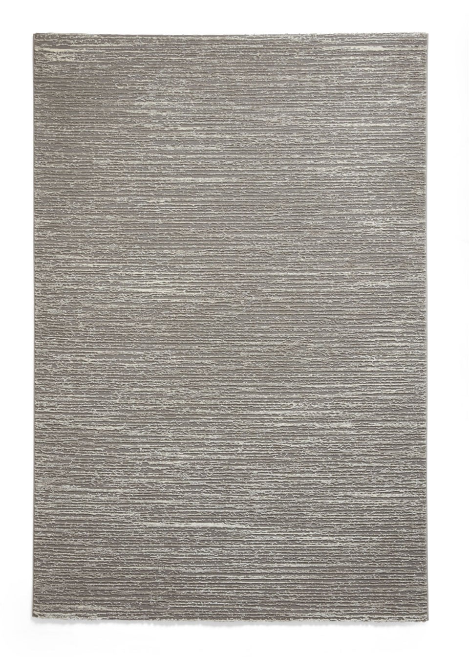 Think Rugs Flores Grey Modern Rectangle Rug