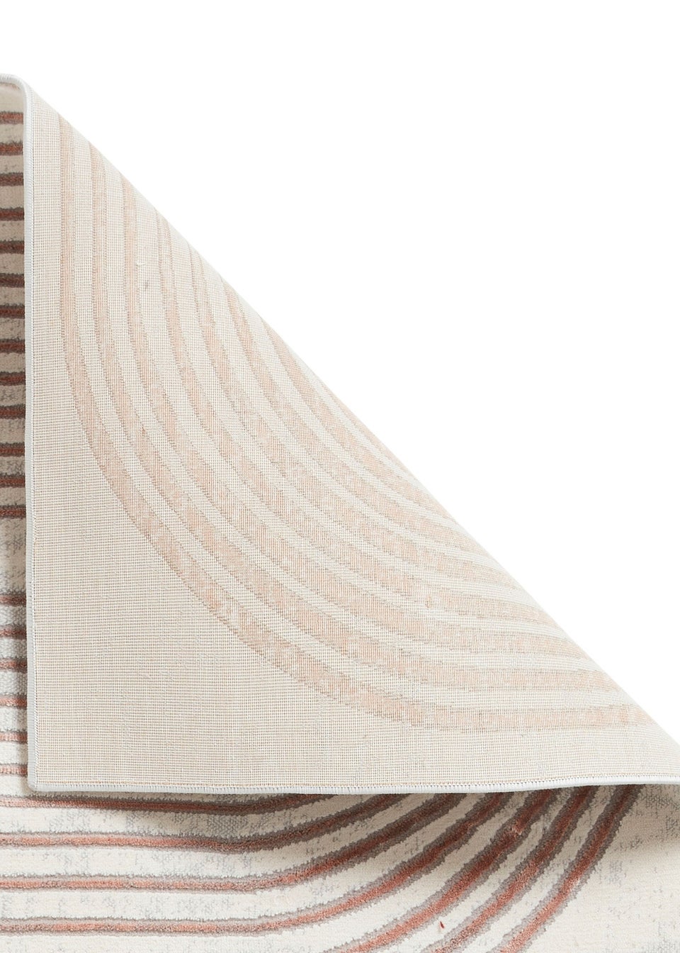 Think Rugs Apollo Grey/Rose Modern Linear Rectangle Rug